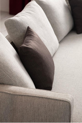 4-sedežni kavč Dizajn Woven Sofas Moderno oblikovanje Kavč Tkanina Nove pohištvo
