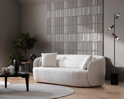 Mobilni komplet pohištva za dnevno sobo, kotna sedežna garnitura, naslonjač, 4 kosi