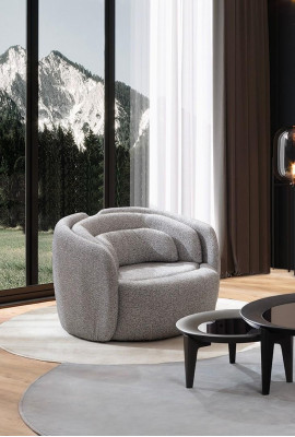 Okrogla počivalna klub stol individualno pohištvo za počitek