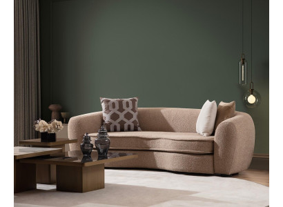 Luksuzna moderna oblazinjena 3-sedežna kavča za nove dnevne sobe