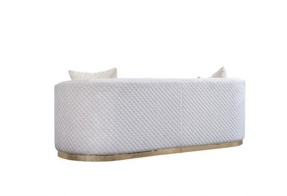 Bežna tkanina 3-sedežni kavč sodobnega dizajna