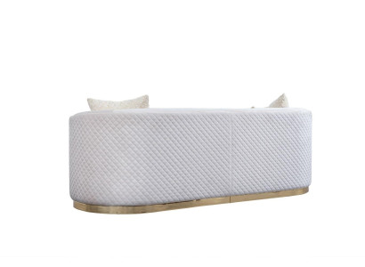 Bežna tkanina 3-sedežni kavč sodobnega dizajna