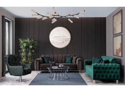 Luksuzni 3-sedežni kavč, moderni oblazinjeni set, nova tkanina, pohištvo za dom