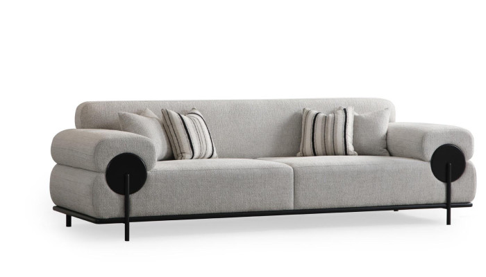 3-sedežni kavč komplet Modern Luxury Design Kavči Stoli Nov