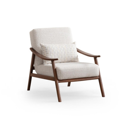 Sodobna luksuzna tkaninska stolica za oblikovanje v dnevni sobi