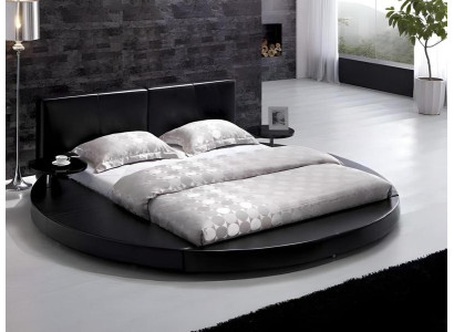 Luksuzna hotelska posteljica v črni barvi za najstniško sobo