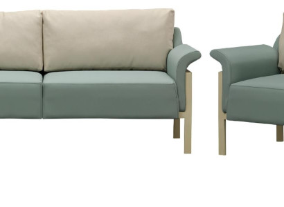 Luksuzni kavč komplet 3+1 sedežna stolica za dnevno sobo moderni usnjeni kavč