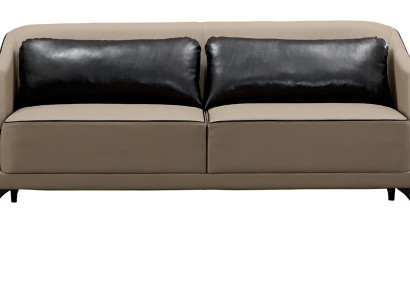 Komplet za dnevno sobo 3+1+1 z mehko obdelavo in leseno mizo 3 kosi