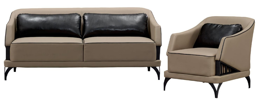 Sodobna relax kavč komplet z odličnostjo estetike elegantni dnevni sobi 2 kosi