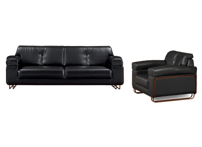 Luksuzni kavč komplet 3+1 sedežna mesta moderni usnjeni stol nov kavč