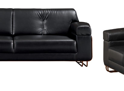 Luksuzni kavč komplet 3+1 sedežna mesta moderni usnjeni stol nov kavč