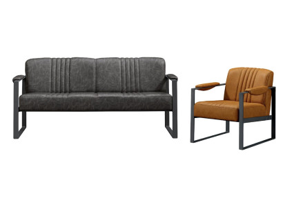 Komplet za dnevno sobo 3+1 sedeža moderni luksuzni stol