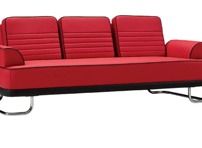 Komplet 3-delnega kavča 3+1+1 iz usnja za estetsko dovršeno dnevno sobo