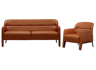 Luksuzni 2-delni naslonjač dvojnika komplet oblazinjenega dnevnega prostora