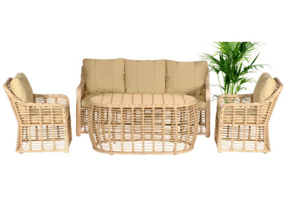 Vrtna pohištvena garnitura kavč miza fotelj veranda sedežne skupine moderna luksuzna nova