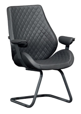 Leseni pisarniški stol za študij, Chesterfield stol, vrtljiv, za konferenco