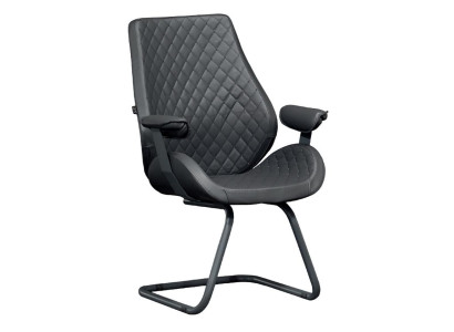 Leseni pisarniški stol za študij, Chesterfield stol, vrtljiv, za konferenco