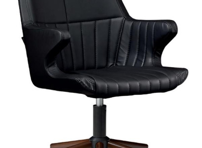 Usnjen pisarniški stol za računalnik in konference