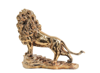 Moderna zlate lev dekorativna skulptura