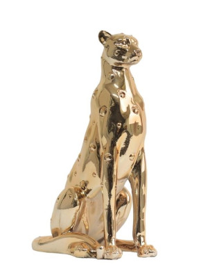 Figurica pantere, vrtna slika, dekoracija