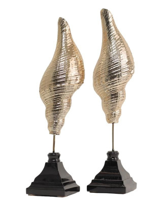 Dekorativni set školjkastih skulptur 28cm