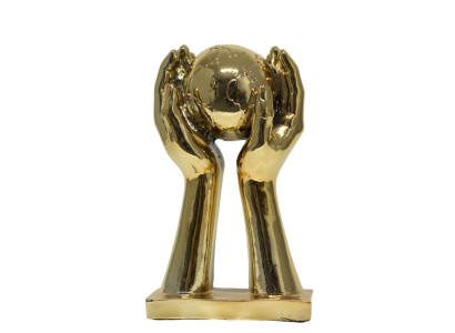 Moderna zlata figura dekoracija