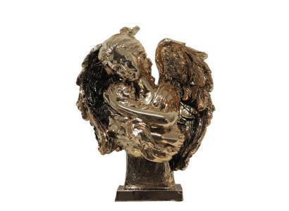 Angelska zasnova kipa z otroško dekoracijo za novo skulpturo