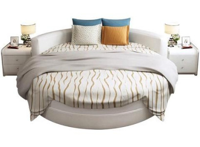 Sodobna črna postelja z elegantnimi detajli in klopjo