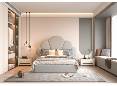 Pat modern de lux z blumentim vzorcem