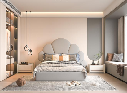 Pat modern de lux z blumentim vzorcem