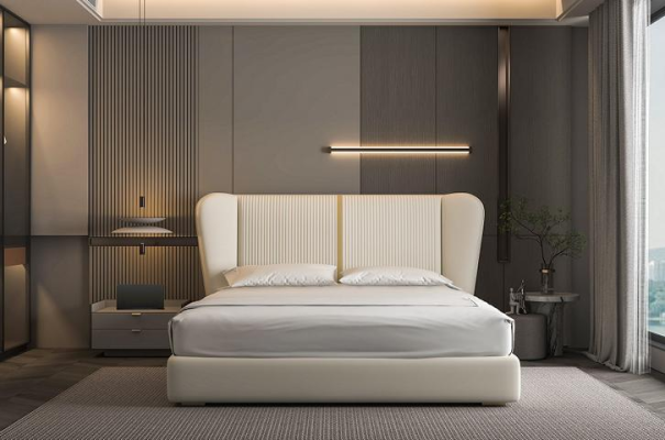 Postelja iz modernega blaga