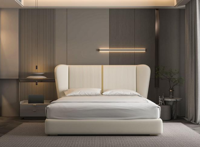 Postelja iz modernega blaga