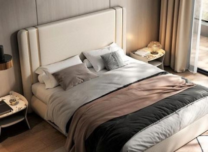 Postelja v modernem in luksuznem dizajnu