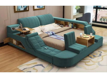 Moderna večfunkcionalna zasnova postelje