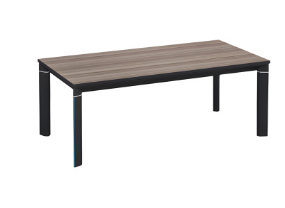 Moderna kavna miza v rjavi in črni sintetični les