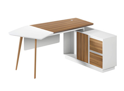 Moderna kotna miza 240x90cm