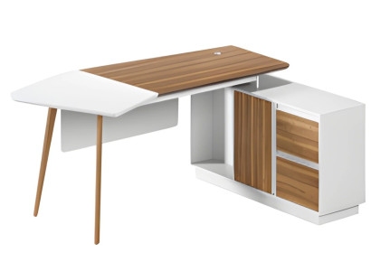 Moderna kotna miza 240x90cm