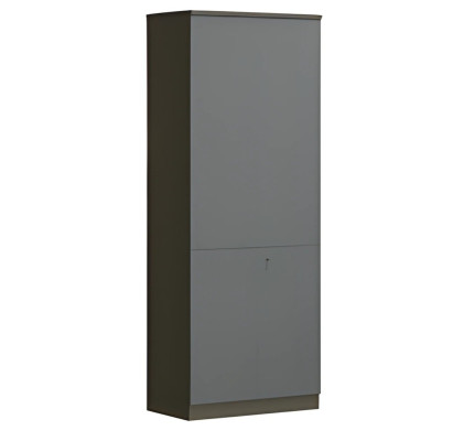 Moderna siva pisarniška omara s ključavnico