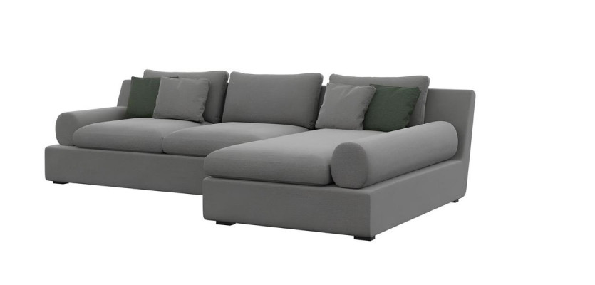 Estetska kotna klopca z obliko in mehkobo materiala