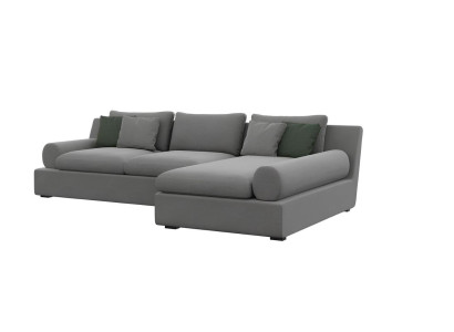 Estetska kotna klopca z obliko in mehkobo materiala