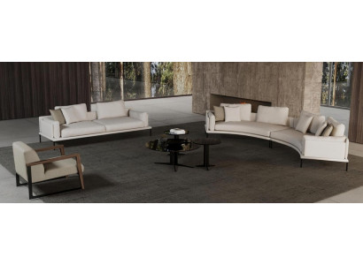 Moderna geometrijska in elegantna klop