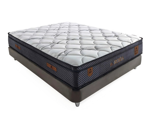 Moderna siva posteljnina s vzmetnico