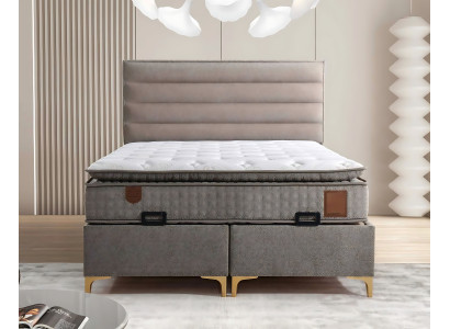 Lahka postelja z vzmetnico – Eleganten kos pohištva za spalnico