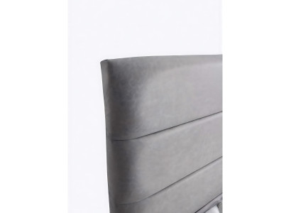 Eleganten postelja iz blaga in lesa z vzmetnico