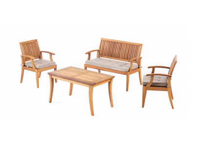 Eleganten in udoben vrtni pohištveni set za teraso