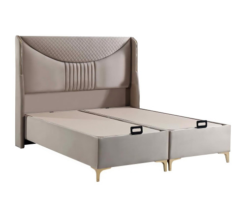 Postelja z vzmetnico polepša katero koli sobo.