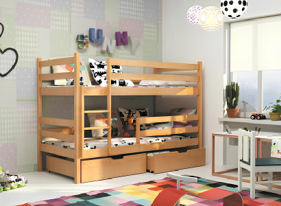 Postelja z vzmetnico Eryk 3