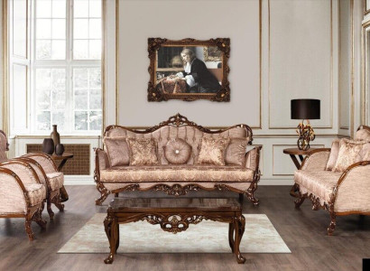 Sofagarnitur 3+3+1+1 Sitzer Couchtisch Garnitur Sofa Sessel Sofas Set 5tlg.