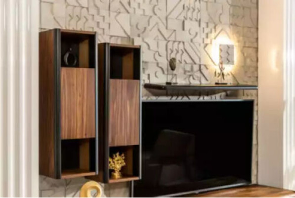 Wohnwand Schrank Regal Schränke Wohnwände Sideboard Couchtisch 5tlg.