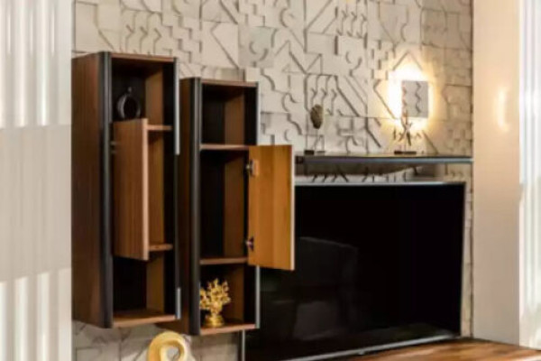 Wohnwand Schrank Regal Schränke Wohnwände Sideboard Couchtisch 5tlg.